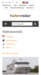 Mobile Screenshot of hafenradar.de